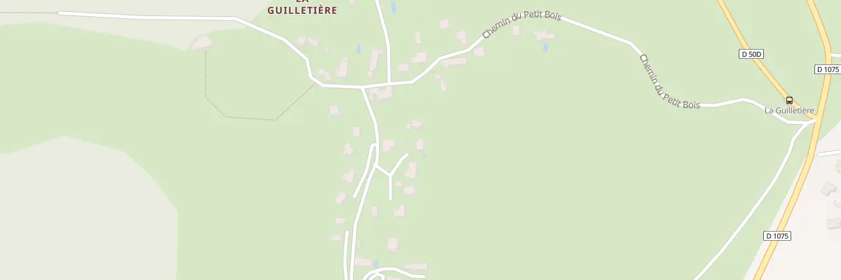 Plan du 1416 Rte de la Guilletière à Chirens