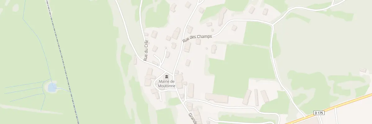 Plan du 4 Rue de la Vigne à Moutonne