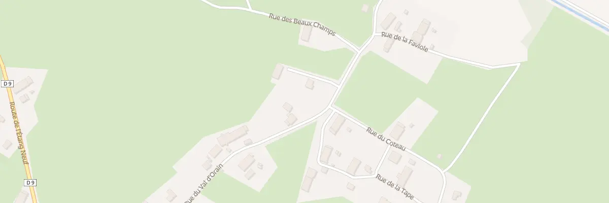 Plan du 29 Rue du Val d’Orain à Biefmorin