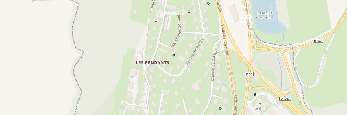 Plan du 30 Rue Charles Gounod à Lons-le-Saunier