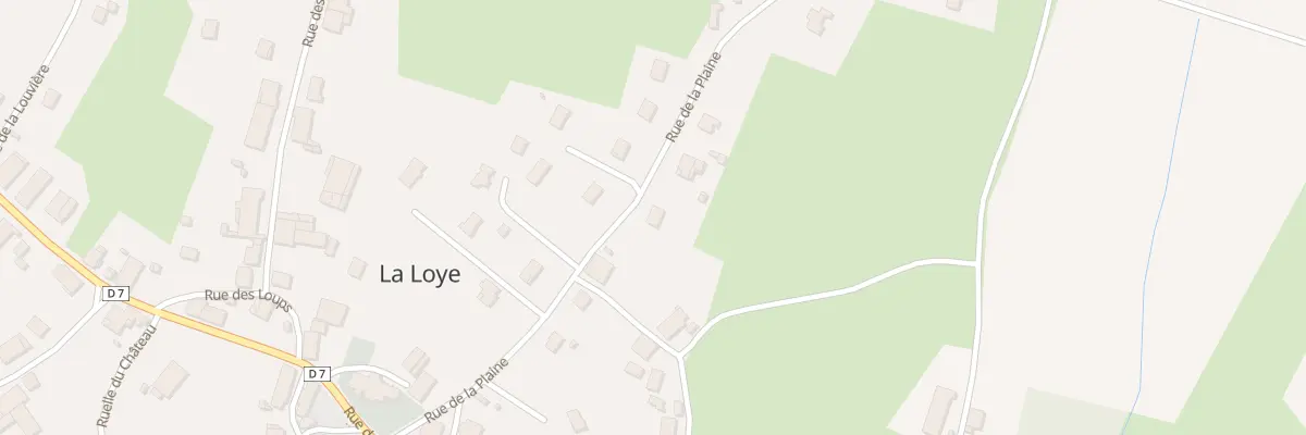 Plan du 13B Rue de la Plaine à La Loye