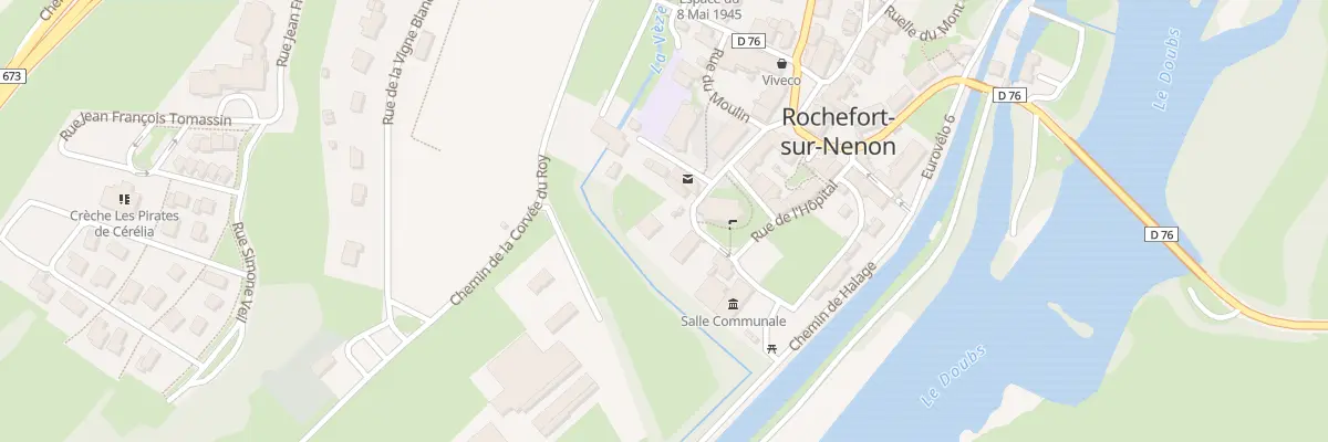 Plan du 11 Rue du 11 Novembre 1918 à Rochefort-sur-Nenon