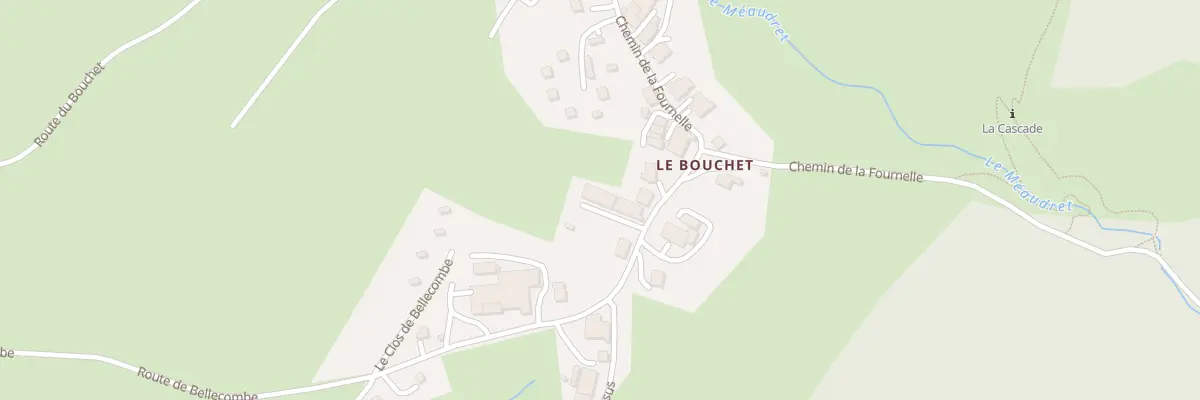 Plan du 723 Rte de Bellecombe à Autrans-Méaudre en Vercors