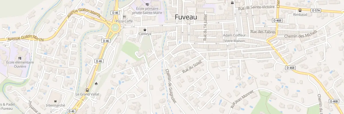 Plan du 64 Rue du Midi à Fuveau