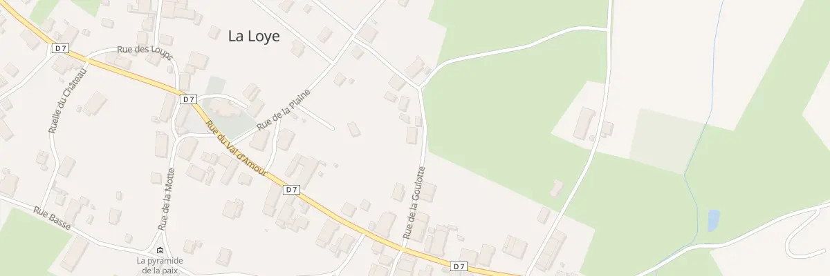 Plan du 4 Rue de la Goulotte à La Loye