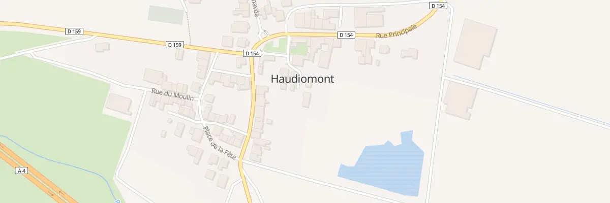 Plan du 3 Rue du Chateau à Haudiomont