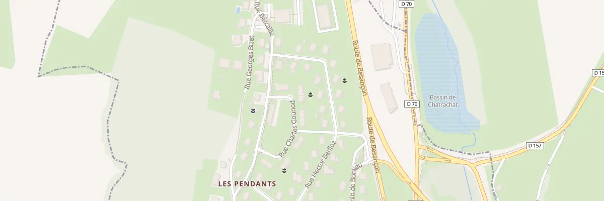 Plan du 42 Rue Charles Gounod à Lons-le-Saunier