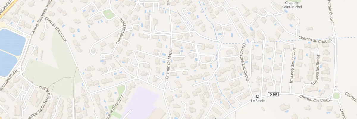 Plan du 7288 Che de Masse à Fuveau