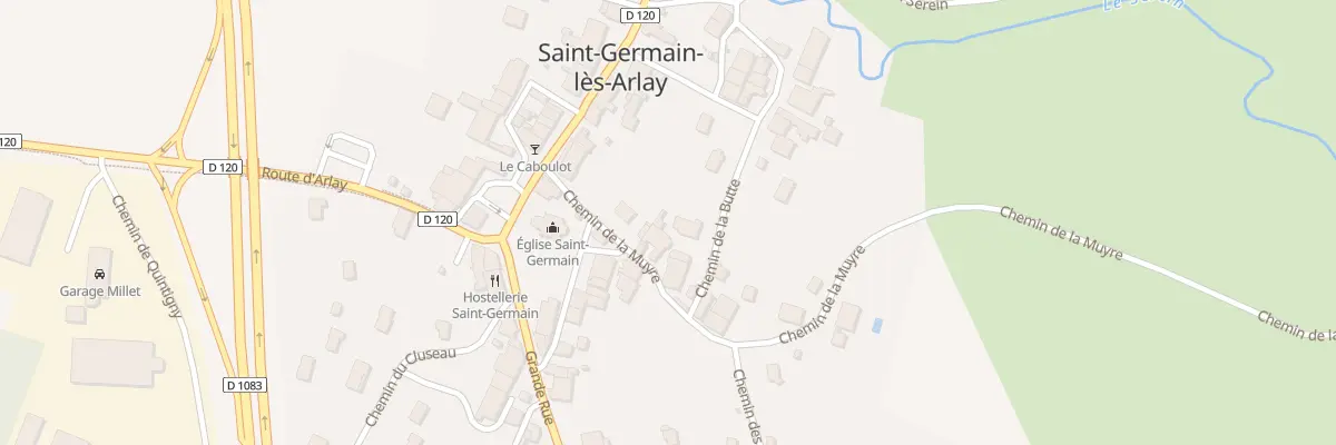 Plan du 95 Che de la Muyre à Arlay