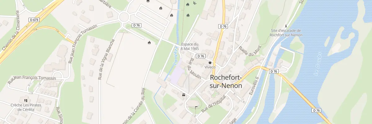 Plan du 6 Rue du Moulin à Rochefort-sur-Nenon