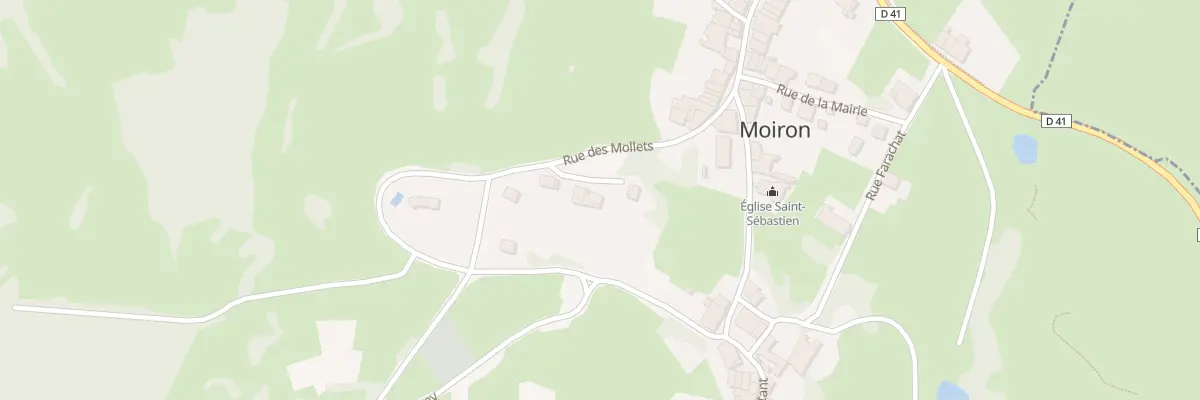 Plan du 7 Rue des Mollets à Moiron