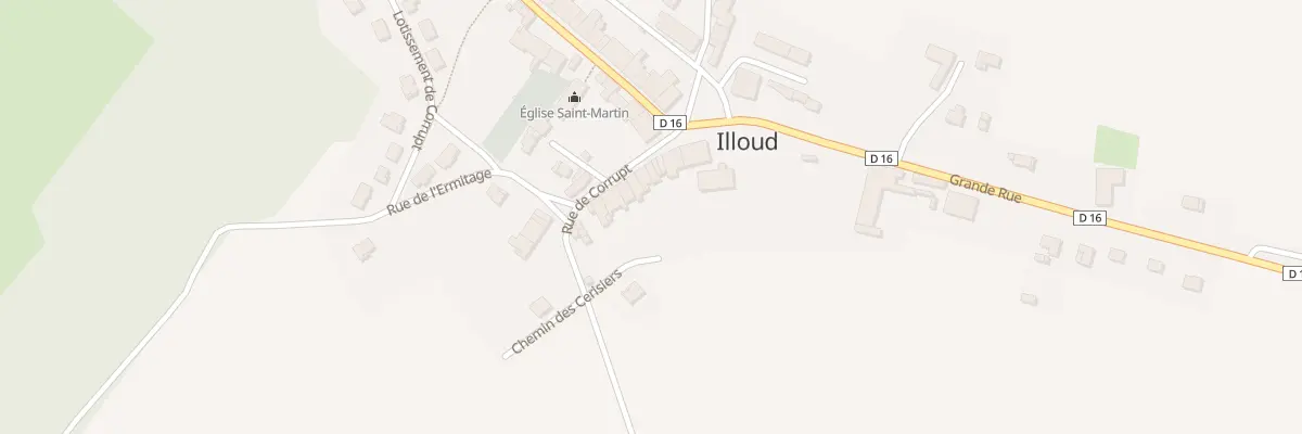 Plan du 7 Rue de Corrupt à Illoud
