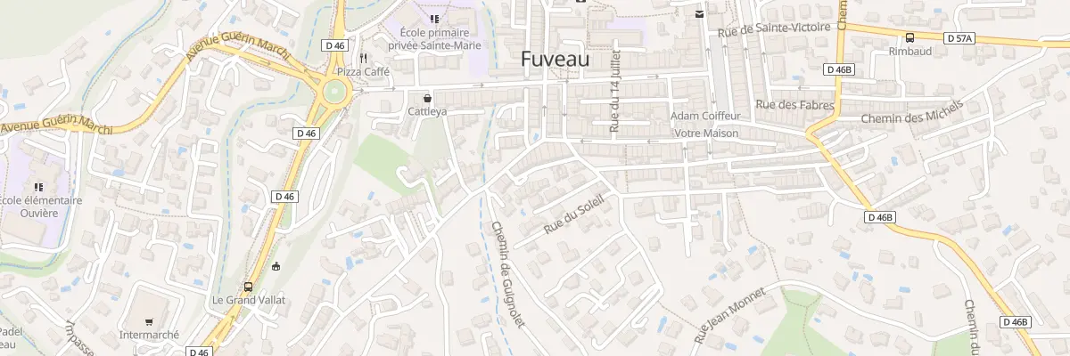 Plan du 9999 Rue du Midi à Fuveau