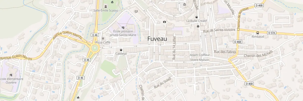 Plan du 9 Rue du Chanoine Moissan à Fuveau