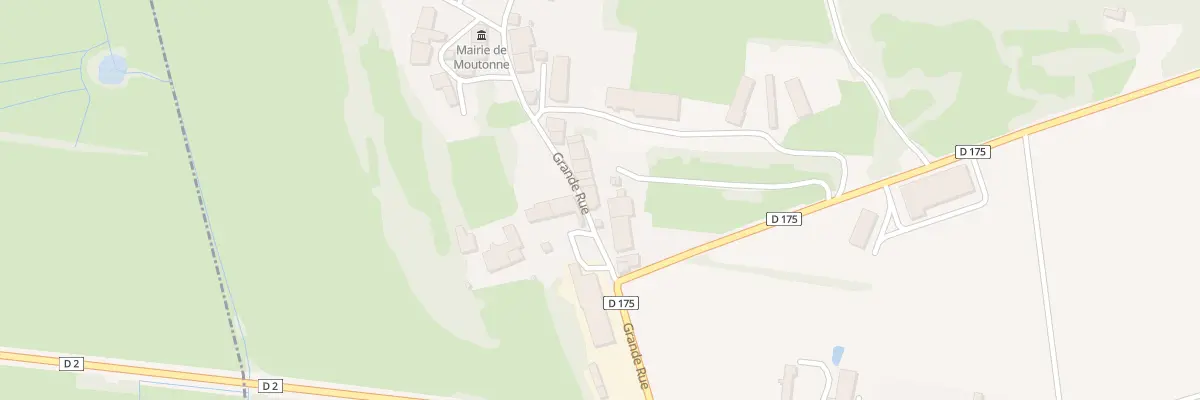 Plan du 8 Grande Rue à Moutonne