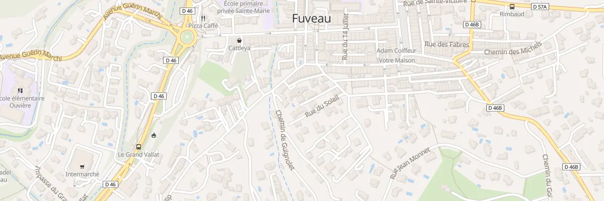 Plan du 6593 Rue du Soleil à Fuveau