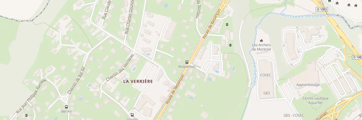 Plan du 695 Rte de Besançon à Lons-le-Saunier