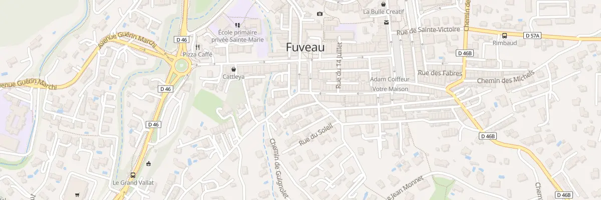 Plan du 50 Rue du Midi à Fuveau