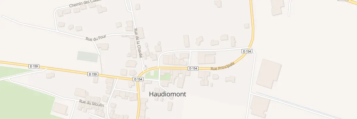 Plan du 16 Rue Principale à Haudiomont