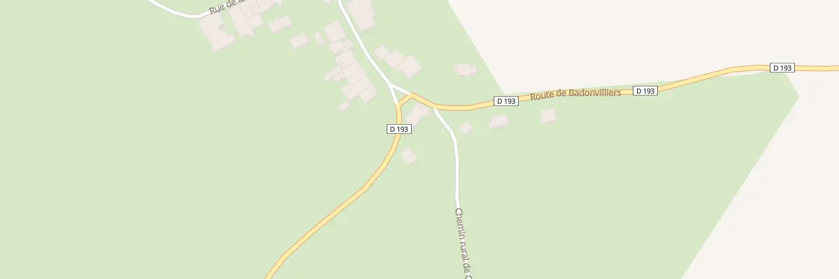 Plan du 2 Rue Haute à Badonvilliers-Gérauvilliers