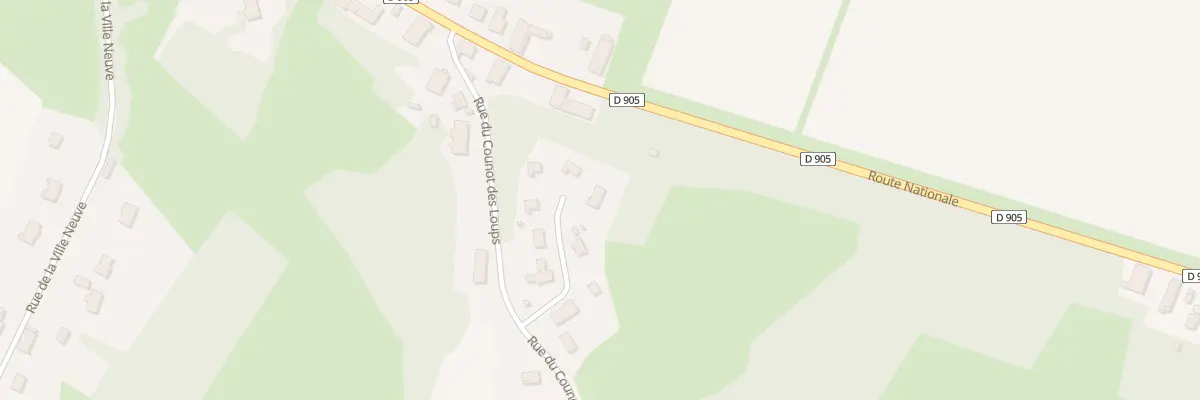 Plan du 2F Rue du Counot des Loups à Souvans