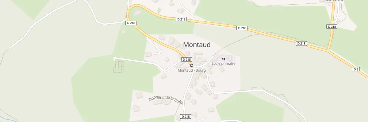 Plan du 2 Pl du Village à Montaud