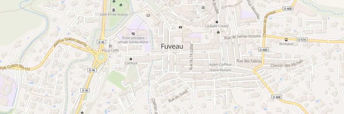Plan du 29 Bd Emile Loubet à Fuveau