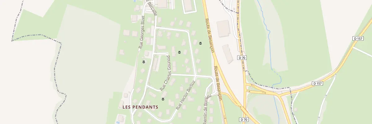 Plan du 19 Rue Hector Berlioz à Lons-le-Saunier