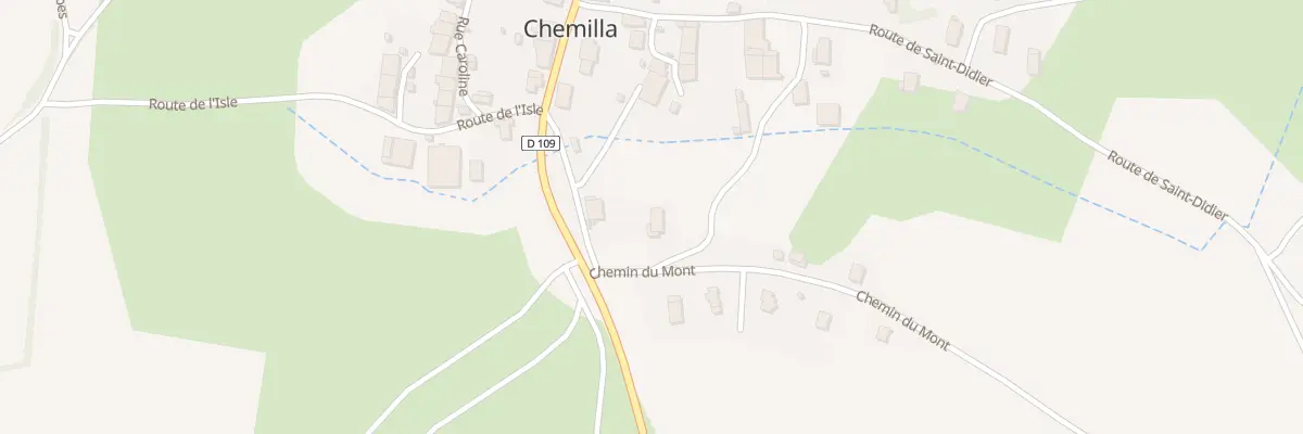 Plan du 1 Che du Mont à Saint-Hymetière-sur-Valouse