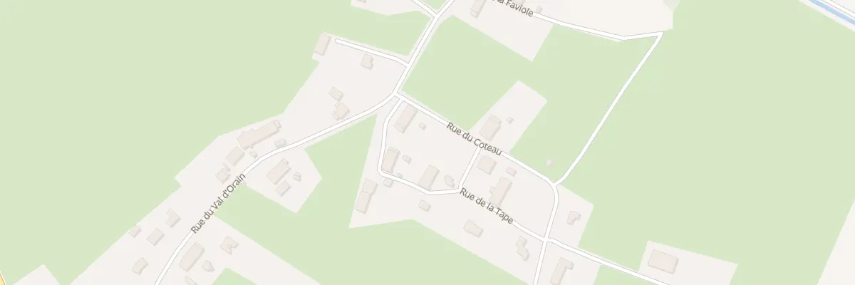 Plan du 2 Rue du Coteau à Biefmorin