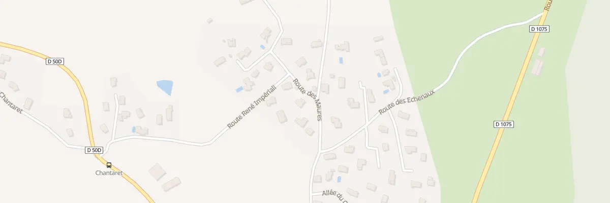 Plan du 46 Rte des Maures à Bilieu