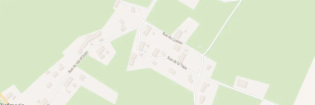 Plan du 7 Rue de la Tape à Biefmorin