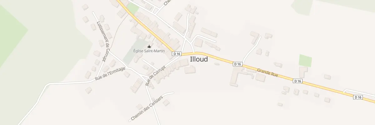 Plan du 1 Rue de Corrupt à Illoud