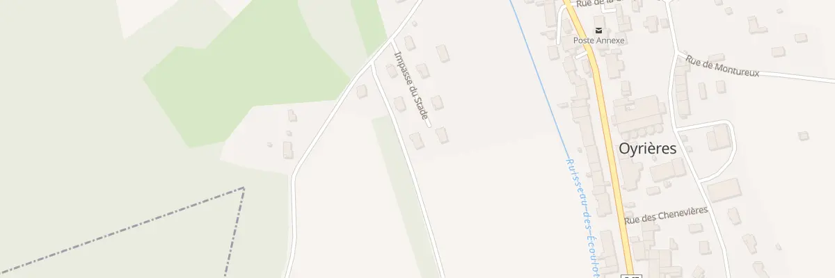 Plan du 6 Imp du Stade à Oyrières