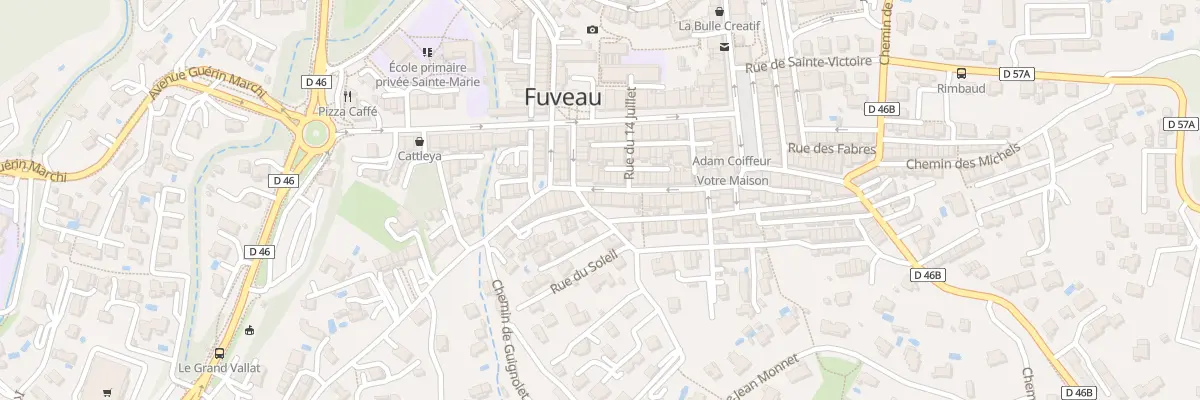 Plan du 38 Rue du Midi à Fuveau