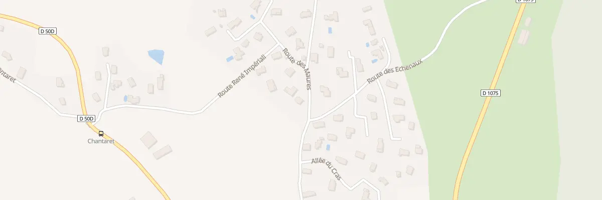 Plan du 100 Rte des Maures à Bilieu