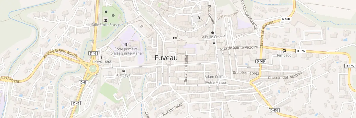 Plan du 24 Bd Emile Loubet à Fuveau