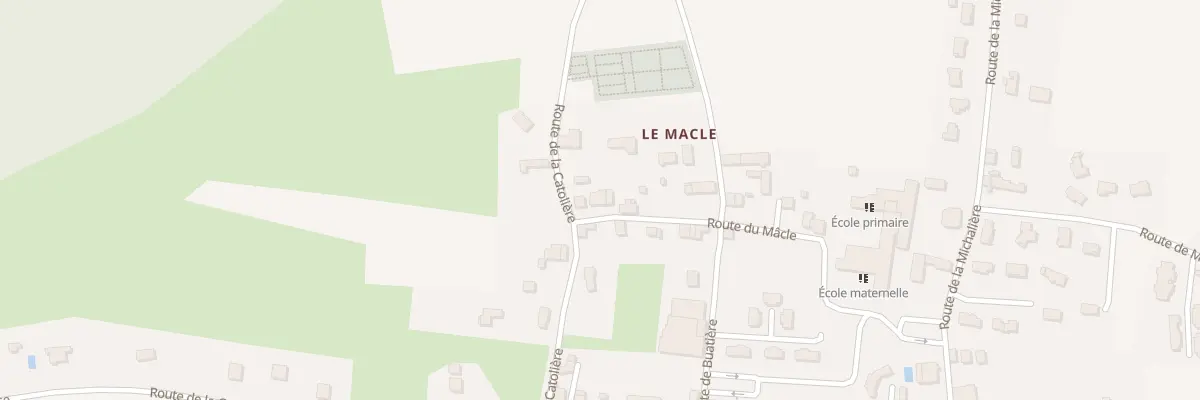 Plan du 25 Rte du Mâcle aux Abrets en Dauphiné