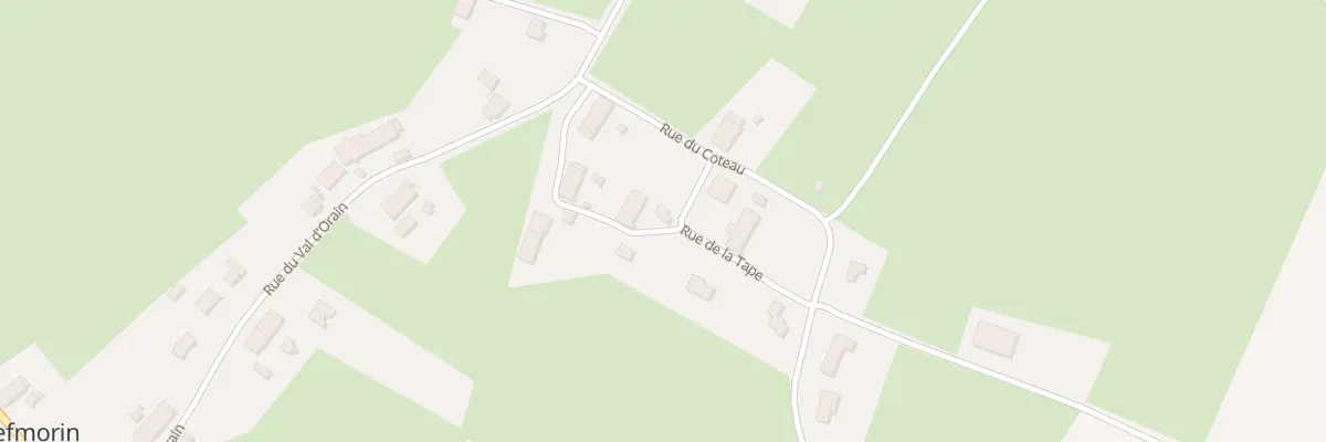 Plan du 9 Rue de la Tape à Biefmorin