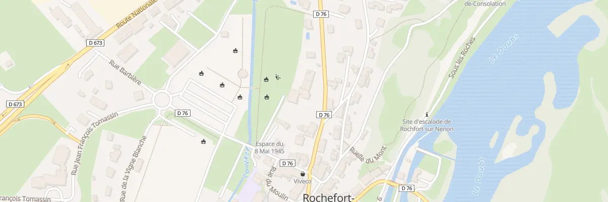 Plan du 24 Rue de la Petite Croix à Rochefort-sur-Nenon