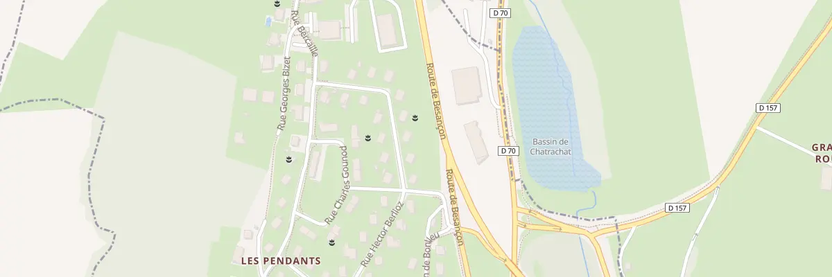 Plan du 26 Rue Hector Berlioz à Lons-le-Saunier