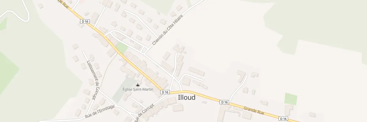 Plan du 2 Cour du Chateau à Illoud