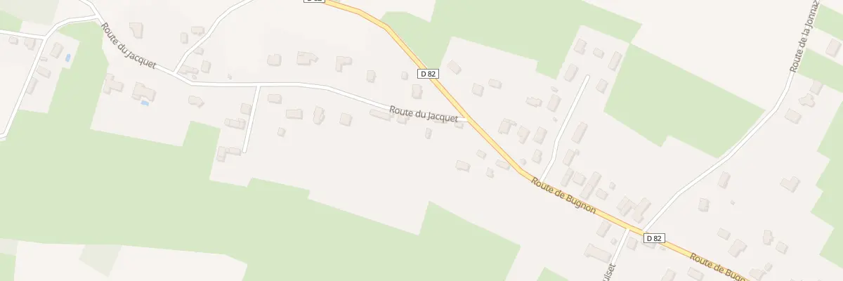 Plan du 630 Rte du Jacquet à Corbelin