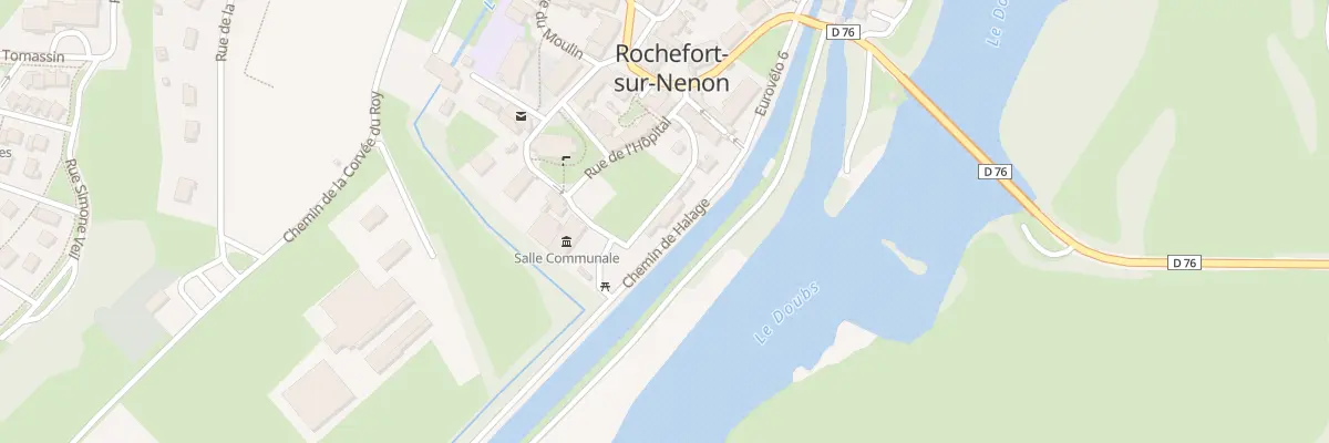 Plan du 7 Che du Halage à Rochefort-sur-Nenon