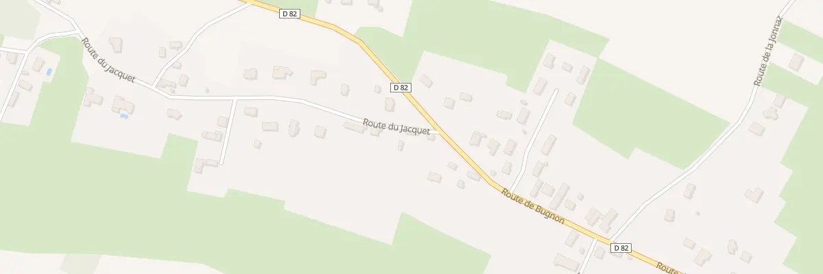 Plan du 638 Rte du Jacquet à Corbelin