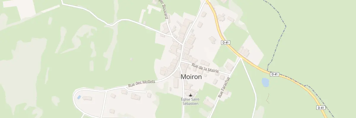 Plan du 22 Rue de l’Eglise à Moiron