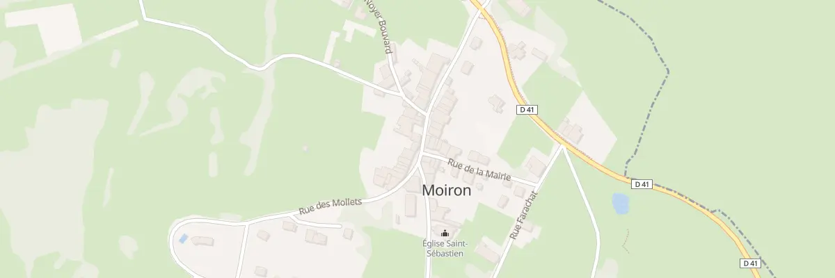 Plan du 20 Rue de l’Eglise à Moiron