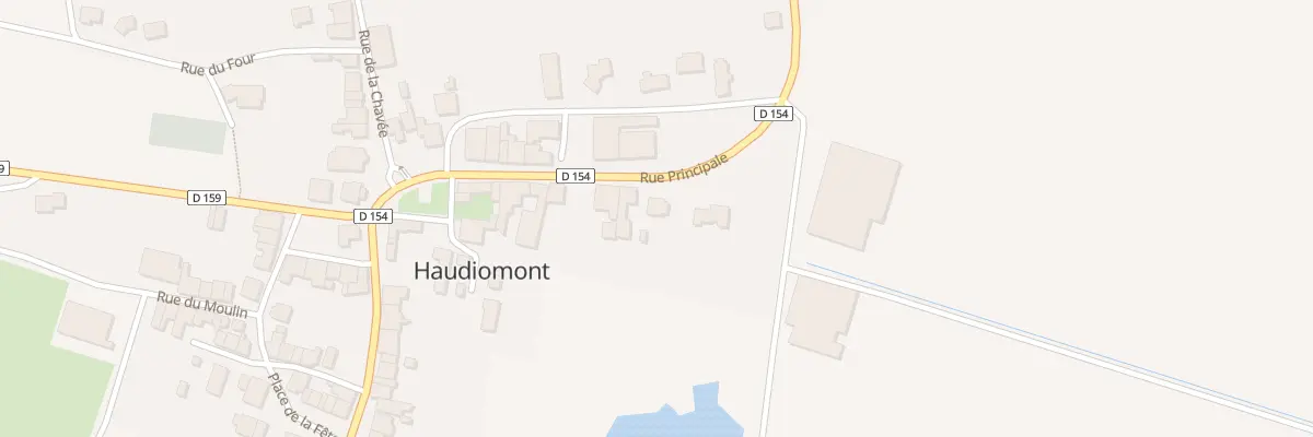 Plan du 11 Rue Principale à Haudiomont