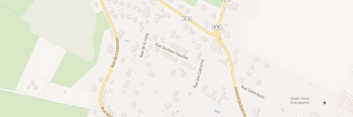 Plan du 5 Rue Docteur Doudier à Pesmes