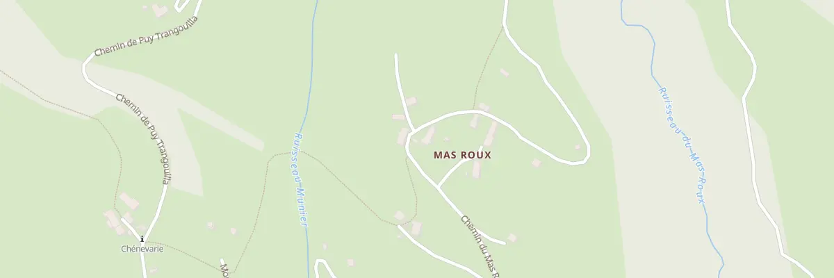 Plan du 680 Che du Mas Roux à Château-Bernard